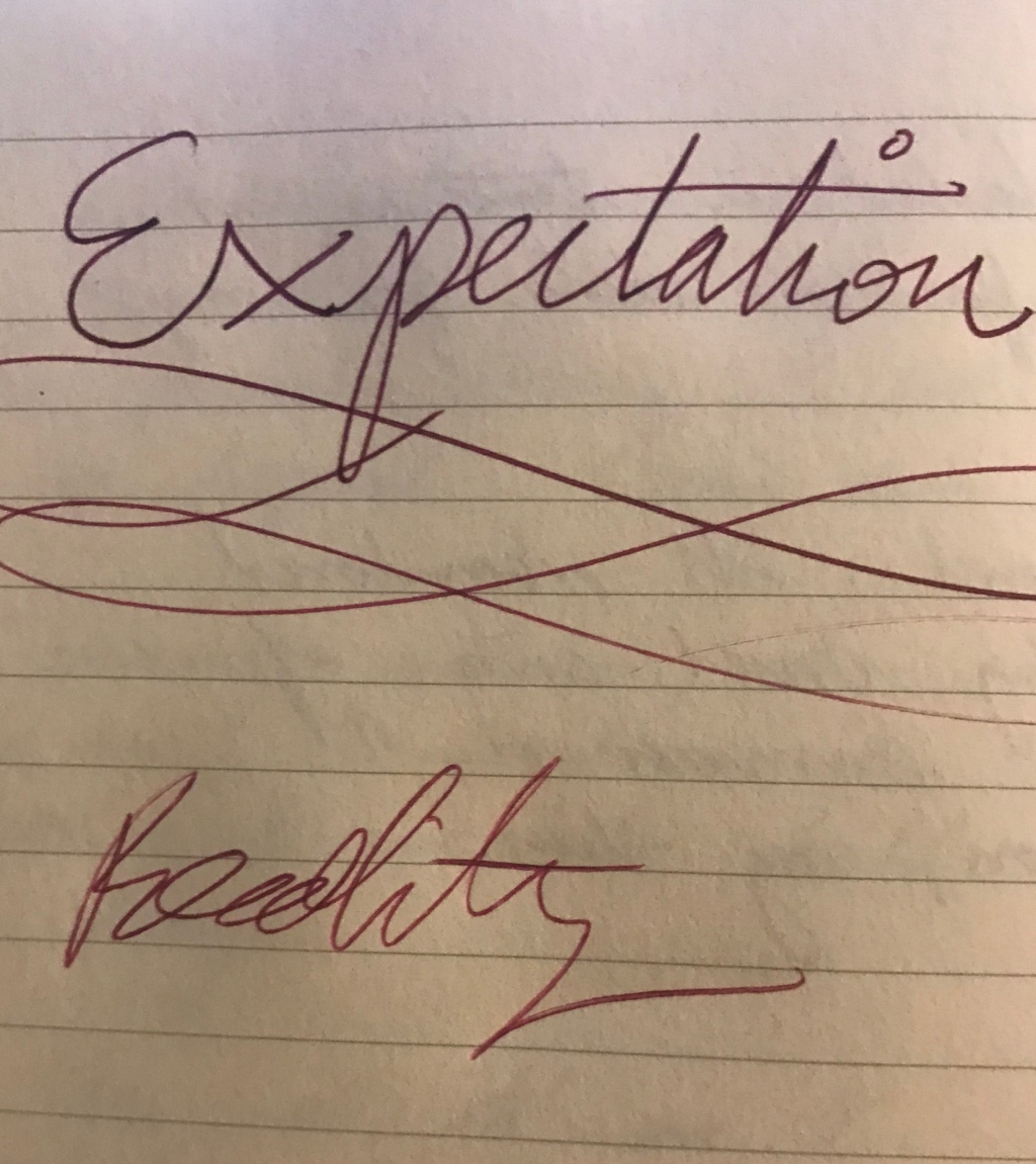 Writing: Expectations vs. Reality